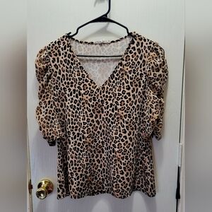 PerSeption Concept Womens Animal print size large EUC